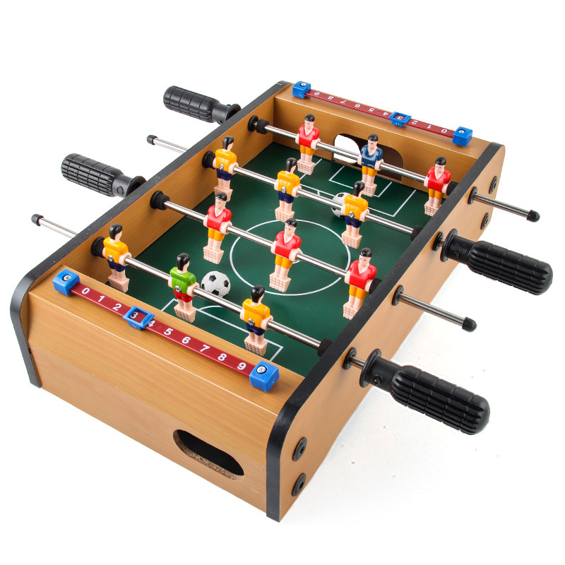 Nuevo juguete de mesa de fútbol de mesa para niños grande mesa de fútbol de seis polos mesa de fútbol de interior juego de escritorio al por mayor