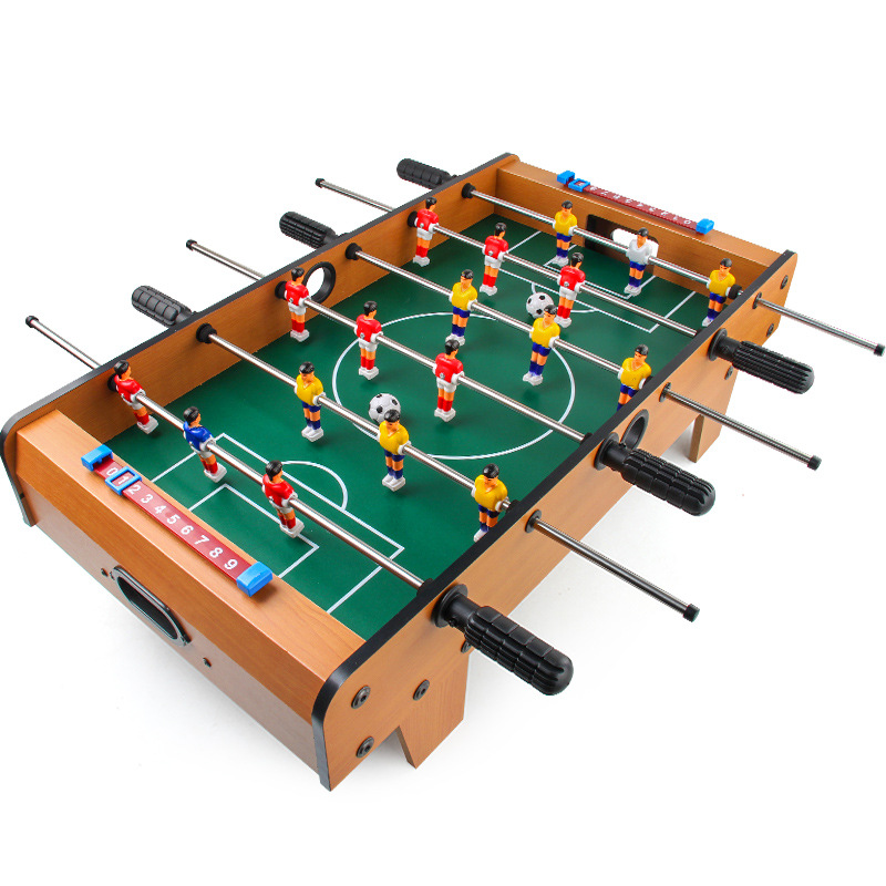 Nuevo juguete de mesa de fútbol de mesa para niños grande mesa de fútbol de seis polos mesa de fútbol de interior juego de escritorio al por mayor