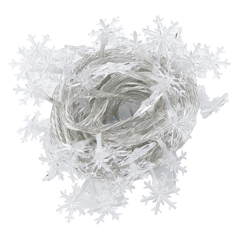 Decoraciones de Navidad led luces de colores luces intermitentes luces de cadena decoración del cielo estrellado copo de nieve luces de la estrella colgante de la habitación árbol de Navidad