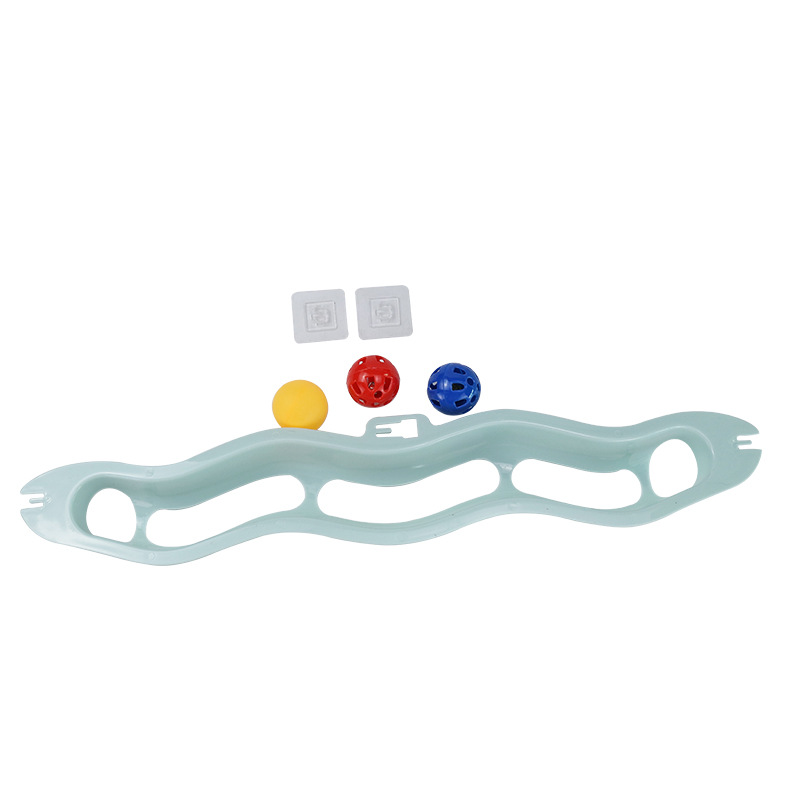 Suministros para mascotas Amazon nueva ventosa pista bola gato juguete auto-Hola juguete educativo interactivo gato en stock