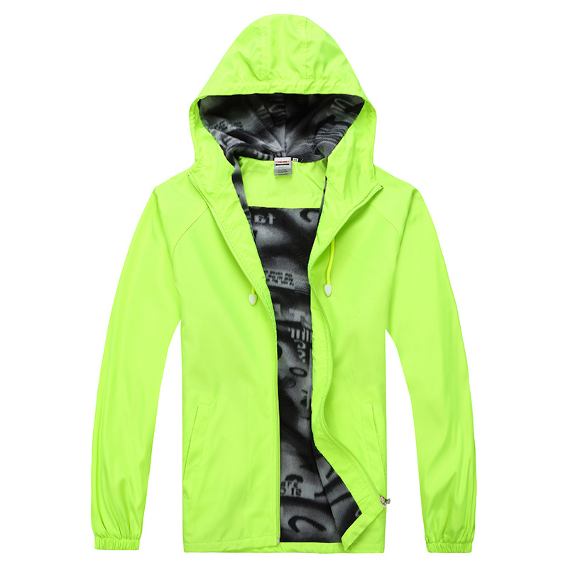 후드 형광 녹색