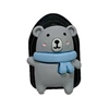 Scarf, with little bears