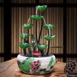 流水摆件;树脂工艺品;客厅落地摆件