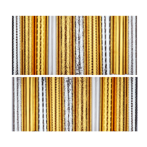 Kitchen oil-proof stickers fire-proof and high-temperature-resistant wall stickers waterproof, moisture-proof and mildew-proof wallpaper self-adhesive countertop cabinet tin foil paper