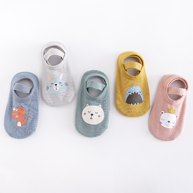Cartoon children's non-slip cotton socks for early age 2