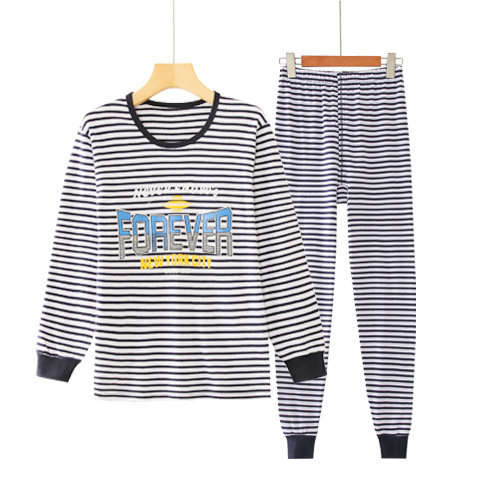 Ropa de otoño para jóvenes pantalones largos traje para niños y niñas niños medianos y grandes suéter de algodón suéter pantalones de algodón traje de ropa interior térmica