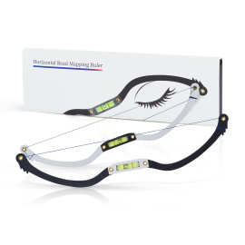 纹绣水平弓箭尺 厂家批发火爆欧美练习工具画眉毛测量平衡眉尺子