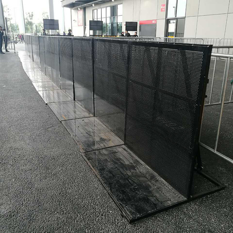 防爆铁马护栏移动折叠防爆栏防撞护栏演出移动隔离栏铁马护栏围栏