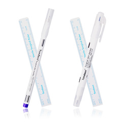 Korean style eyebrow embroidery single and double marker pens, tattoo mark waterproof pen, tattoo positioning pen, other beauty