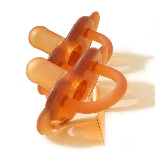 Baby pacifier for soothing sleep, newborn hand-protecting food-grade silicone one-piece pacifier, specifically designed for mothers and babies.