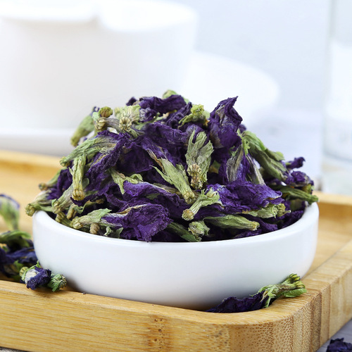 Factory wholesale direct supply of butterfly pea flowers, new agricultural products, dried flowers in bulk 500g blue butterfly, herbal tea blue butterfly flower
