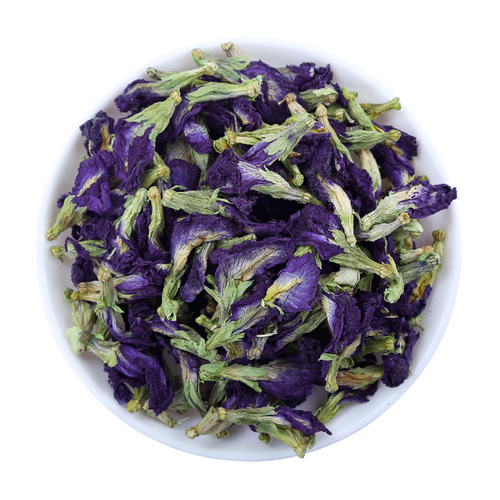 Factory wholesale direct supply of butterfly pea flowers, new agricultural products, dried flowers in bulk 500g blue butterfly, herbal tea blue butterfly flower