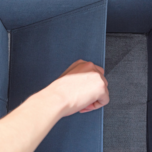 Household foldable cotton linen storage box fabric storage box wardrobe toys quilt clothing storage home goods organization