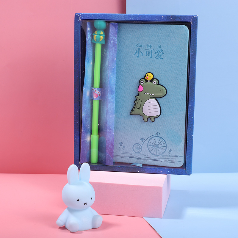Cartoon Totoro notebook jingle printable logo primary school student stationery prize education training gift gift box suit