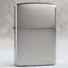 ZIPPO防风煤油打火机美版系列镀铬磨砂商标标志 205ZL