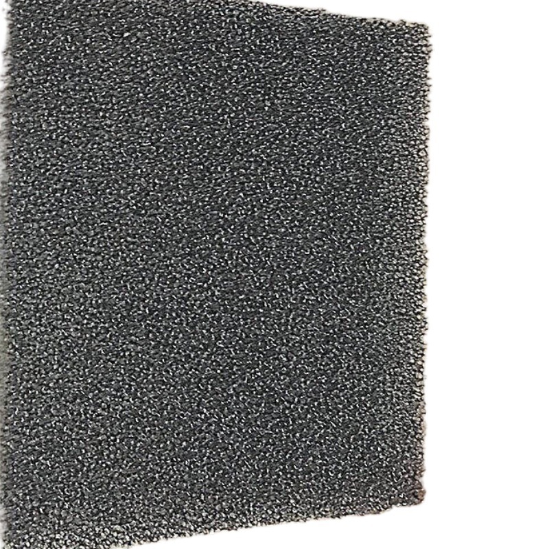 厂家批发机柜防尘开孔黑色泡沫垫 风机内置阻燃滤网聚氨酯 小孔棉