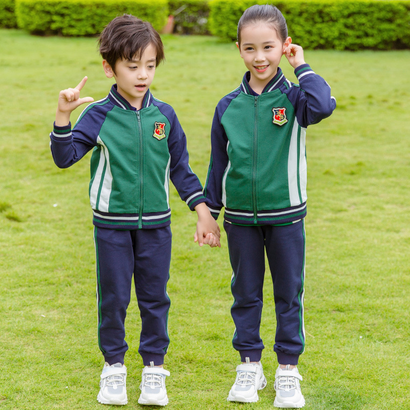 Kindergarten ropa de jardín 2024 primavera y otoño ropa uniforme de escuela primaria traje maestro niños clase ropa deportiva traje de tres piezas