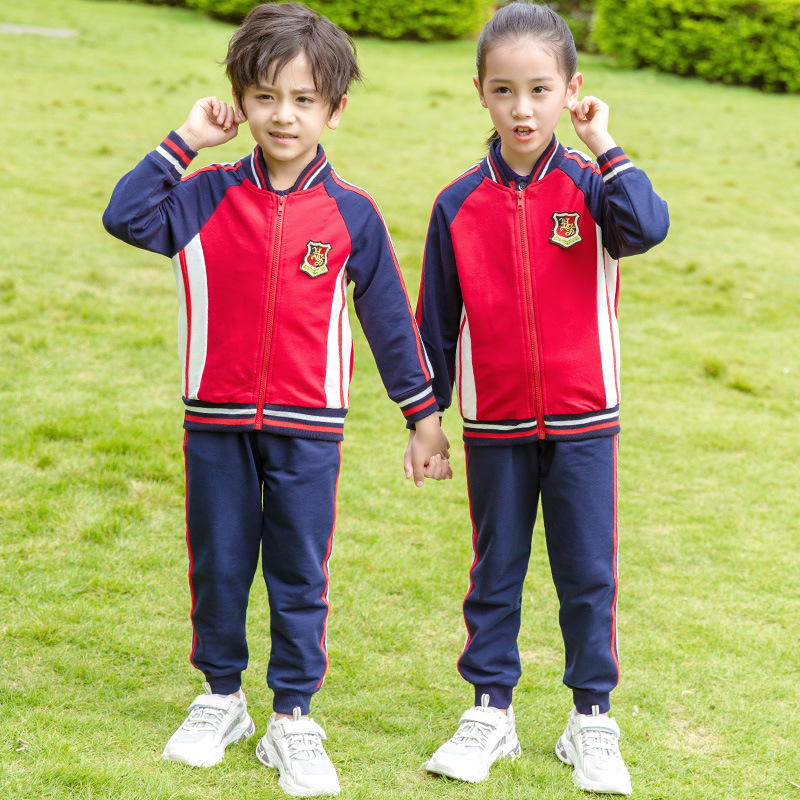 Kindergarten ropa de jardín 2024 primavera y otoño ropa uniforme de escuela primaria traje maestro niños clase ropa deportiva traje de tres piezas
