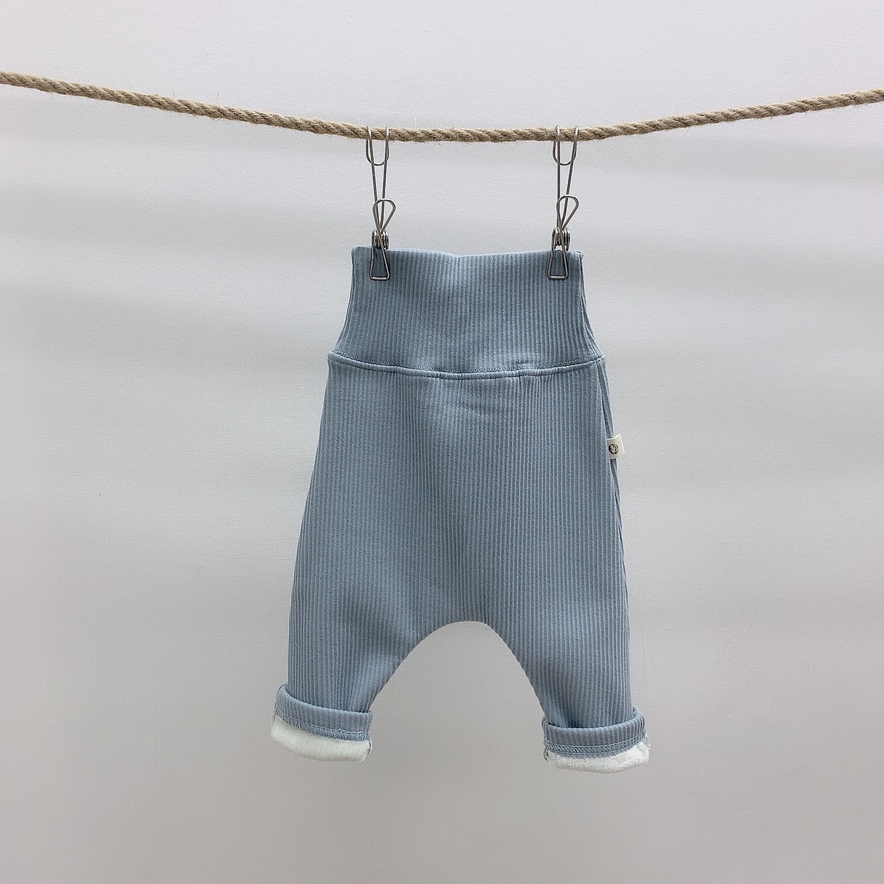 Polainas para niños Bebé Ropa de otoño e invierno ropa para niños coreanos bebé cintura alta polainas forradas de lana pantalones largos para bebés masculinos y femeninos