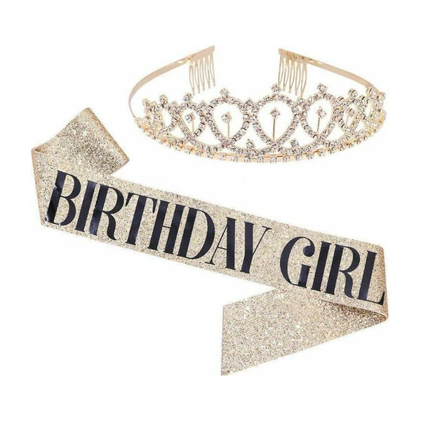 Серебристый Birthday Gir