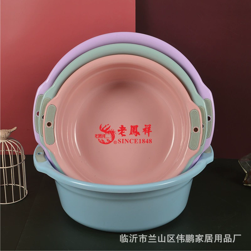 Утолщенный бинауральный пластиковый умывальник Тип подвесного отверстия Умывальник Бытовая кухня Умывальник для овощей Студенческий умывальник Логотип для печати