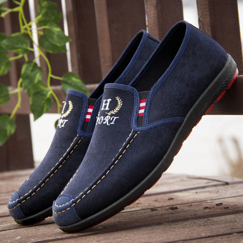 Wholesale sneakers for men 2024 spring new casual single shoes sneakers low-top canvas shoes one-leg men's beanie shoes