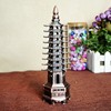 New Metal Craft Pin Yaisha brand Wenchang Tower Model 9 -layer 13 Plating Galfenus Fine Wenchang Pagoda