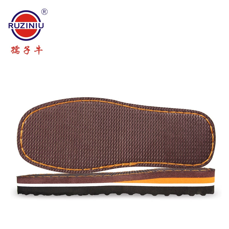 Подошва Ruziniu, оптовая продажа, шерстяные теплые хлопковые тапочки ручной работы, нескользящая износостойкая резиновая доска Tenglong Drag Board