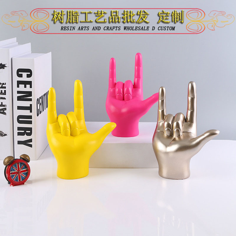 Office simple gesture decoration wholesale bedroom study resin decoration crafts gesture decoration wholesale Office simple gesture decoration wholesale bedroom study resin decoration crafts gesture decoration wholesale