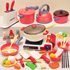 Children's kitchen, toy, realistic set, family kitchenware, Birthday gift