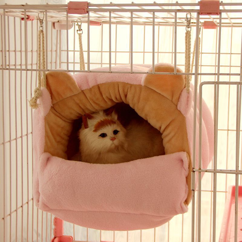 Factory spot new cat hammock hanging nest closed cat Nest winter warm pet nest cat cage hanging bed