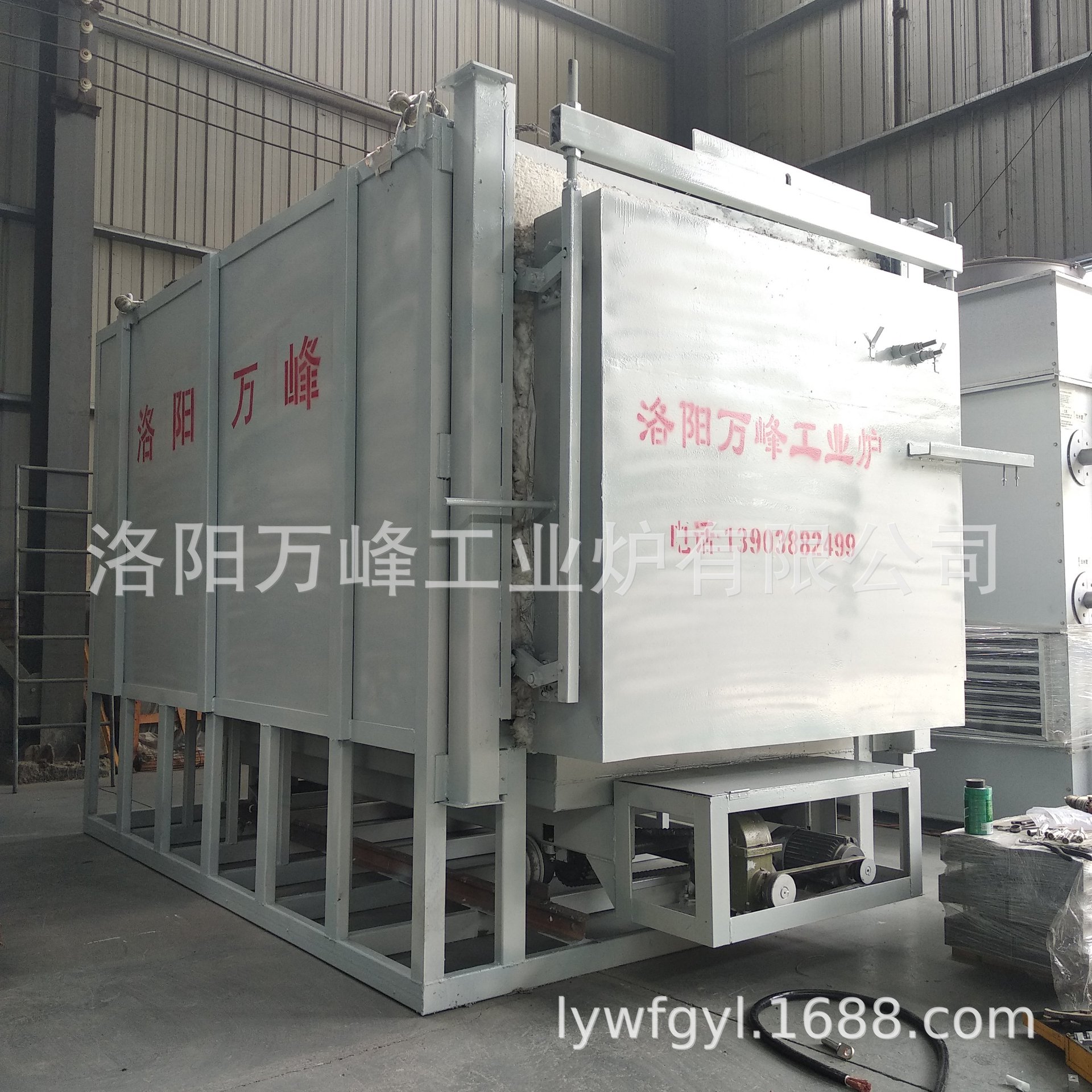 大型台车式箱式热处理电阻炉中低高温回火炉淬火高温箱式退正火炉