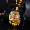 Spring summer demi-season long sweater, Tieguanyin tea, crystal pendant suitable for men and women, necklace