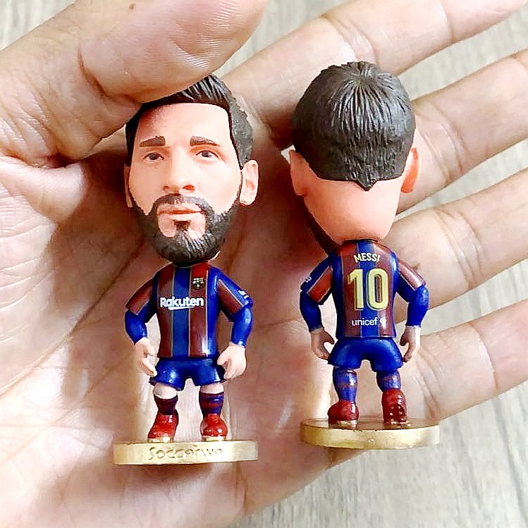 Soccer Doll Ronaldo Messi Liverpool Salah Levan Neymar Star Doll Model Fan Supplies