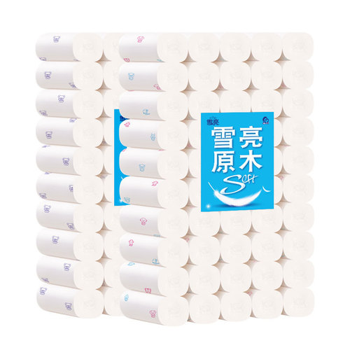 Toilet paper wholesale 42 rolls of household virgin wood pulp paper towels household pack toilet paper toilet paper coreless roll paper affordable pack