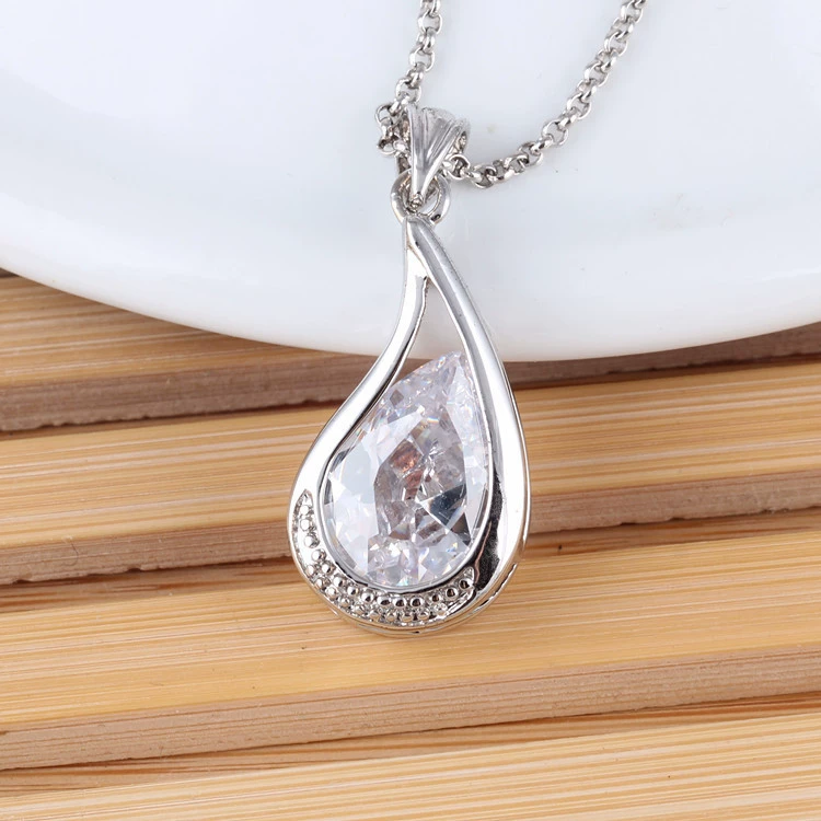 Zirconium, high quality pendant, copper fashionable creative stone inlay