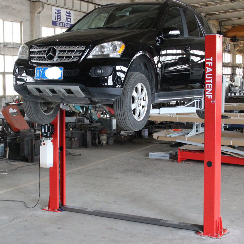 Máquina de elevación de doble columna Venta directa de fábrica 4S de automóviles uso 4 toneladas de gran tonelaje máquina de elevación