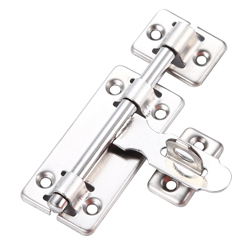 Cerradura de acero inoxidable Cerradura izquierda y derecha Cerradura izquierda y derecha Cerradura de puerta Cerradura de doble extremo Cerradura de perno de puerta cerradura de perno grueso image 6