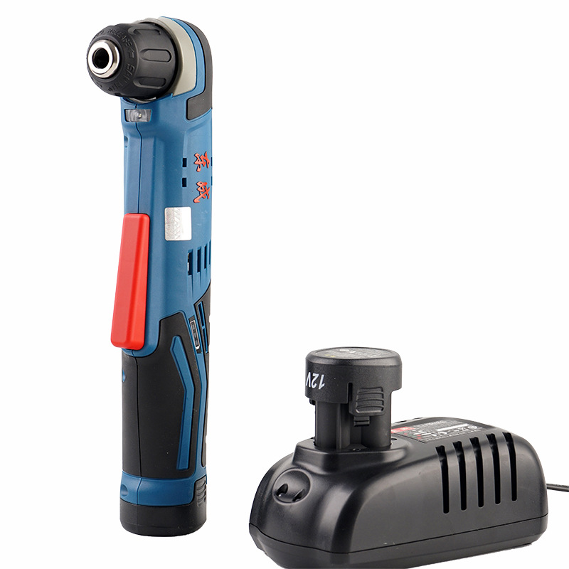 Venta al por mayor Dongcheng ángulo taladro eléctrico DCJZ14-10E de ángulo recto batería de litio taladro de mano multiusos Herramienta eléctrica doméstica