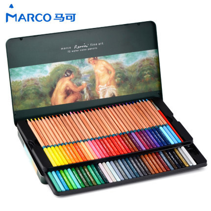 Marco Renoir 3120 lápiz de color soluble en agua 24/36/48/72 color profesional pintado a mano pintura de arte
