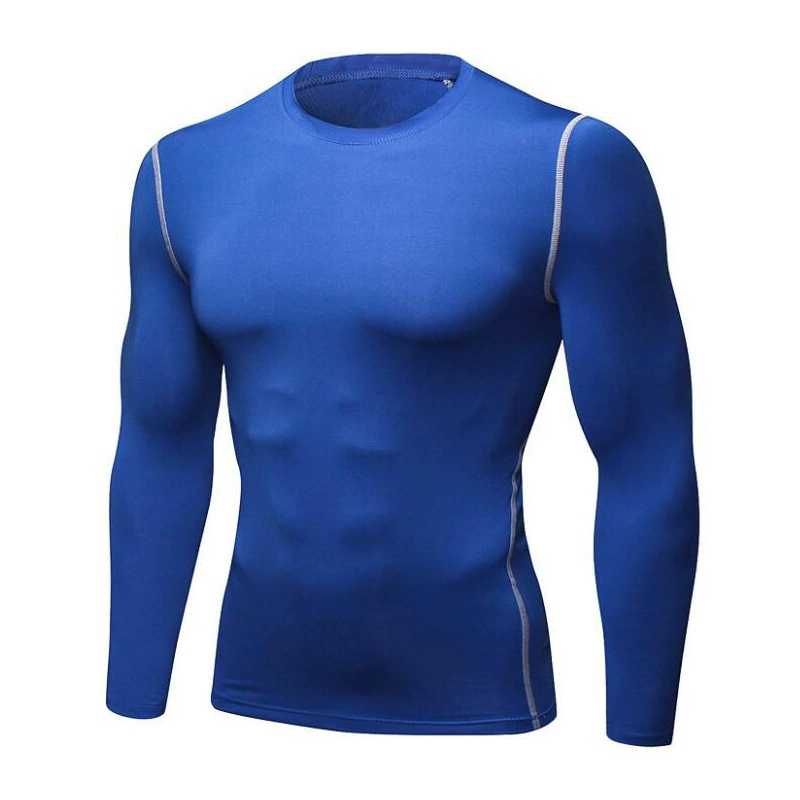 Men's sports suit for gym, basketball quick dry long-sleeve for training, fleece demi-season down jacket, tight, for running, style