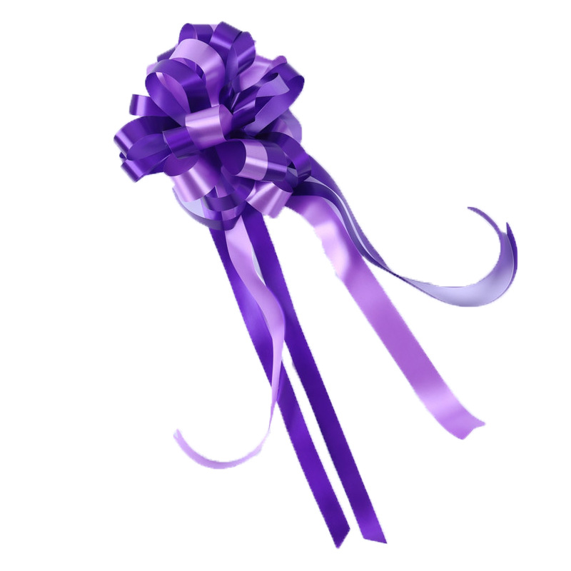 Paquete de 10 nuevos estilos, color perezoso, lazo grande, flores de tirón, floristería, materiales de embalaje, accesorios, suministros