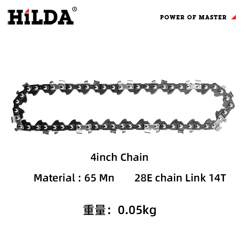 Hilda 1/4 cadena de sierra eléctrica batería de litio recargable mini accesorios de sierra cadena de sierra