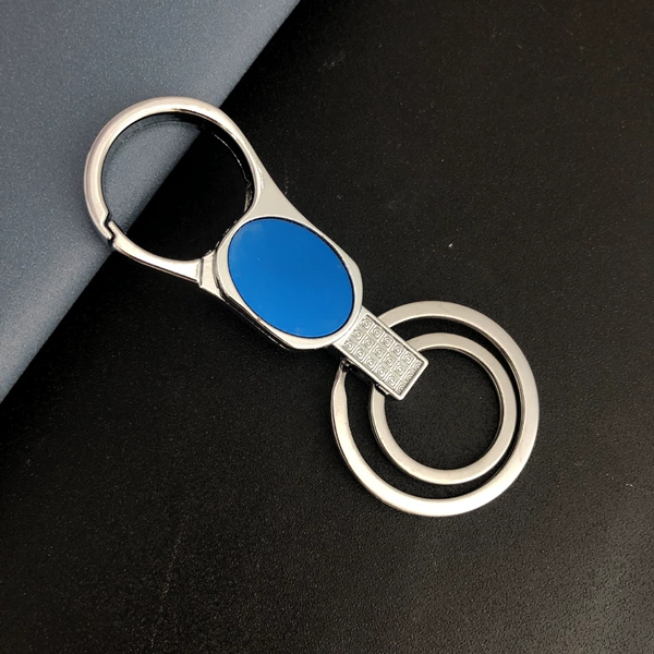 16 Small ellipse silver with blue tablets