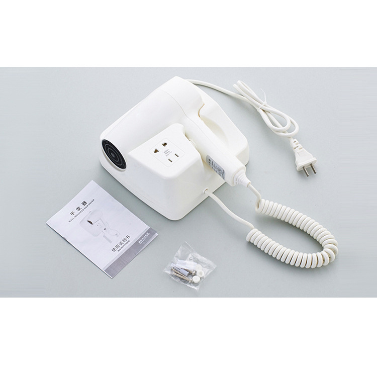 Secador de Pelo de Pared 2115 de ABS con Temperatura Constante y Protección contra Sobrecalentamiento para Hotel