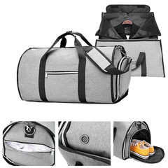 Cross-border portable folding suit travel bag with large capacity for men, suit storage bag, multi-functional business trip suitcase