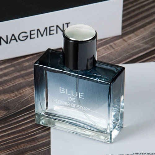 Internet celebrity flower story azure men's perfume long-lasting light fragrance marine fragrance cologne charm movement