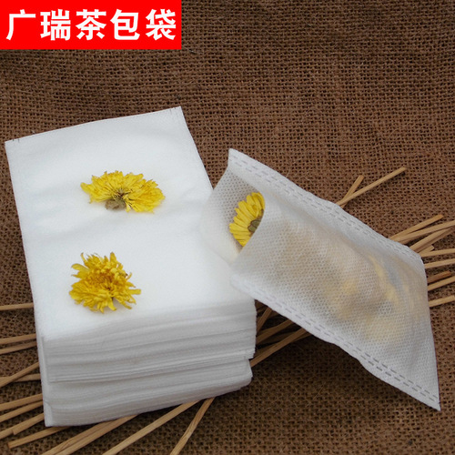 Guangrui manufacturer disposable non-woven filter bag heat-sealed homemade tea bag filter residue tea packaging bag tea bag bag