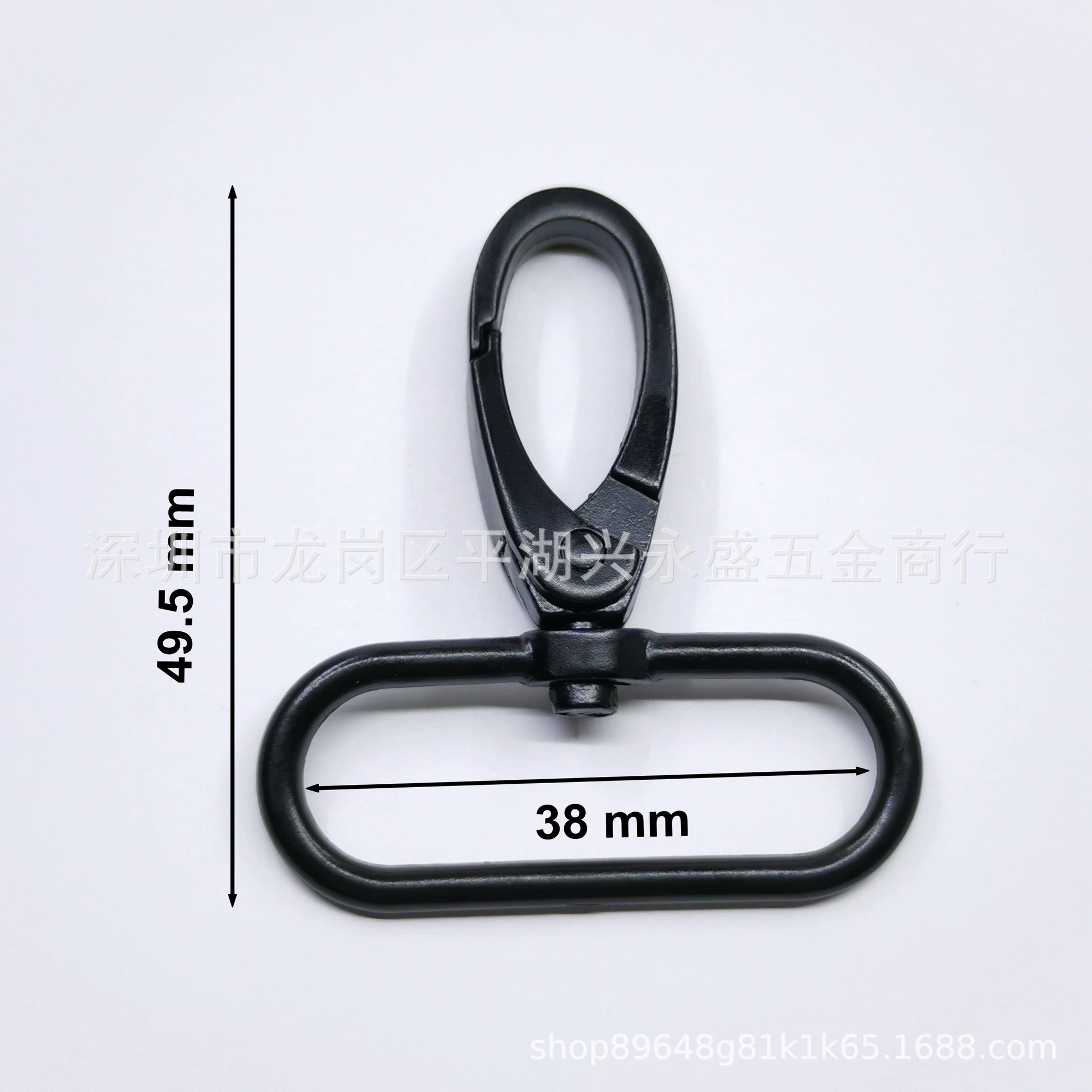 Прямая Продажа с фабрики цинковый сплав для электрофореза Пряжка для собак 38 мм дальность пряжки дюйм полувращающийся крючок багажная фурнитура брелок