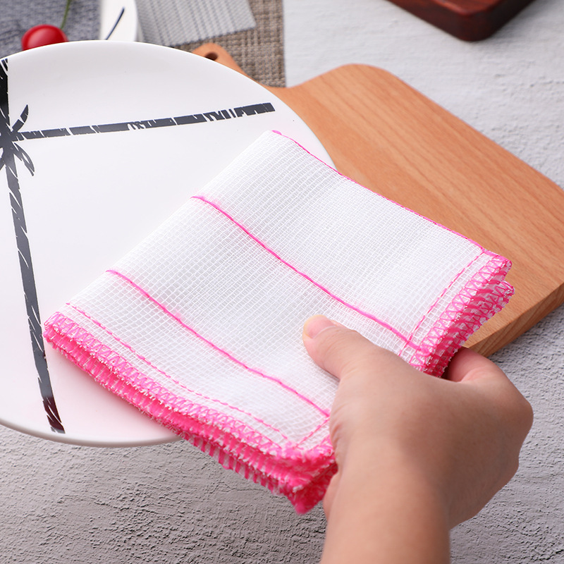 Oil 28*28 Five -layer plus cotton dishwashed towel